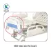 Pat de spital electric cu două funcții Pat de spital electric cu două funcții